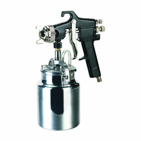 NORTH AMERICAN TOOL IND Speedway Spray Gun, 1.7 mm Nozzle, Siphon Feed Throttle, 6 cfm Air, 50 to 70 psi Air 50180